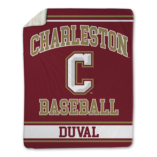 Charleston - NCAA Baseball : Derek Duval - Blanket-0