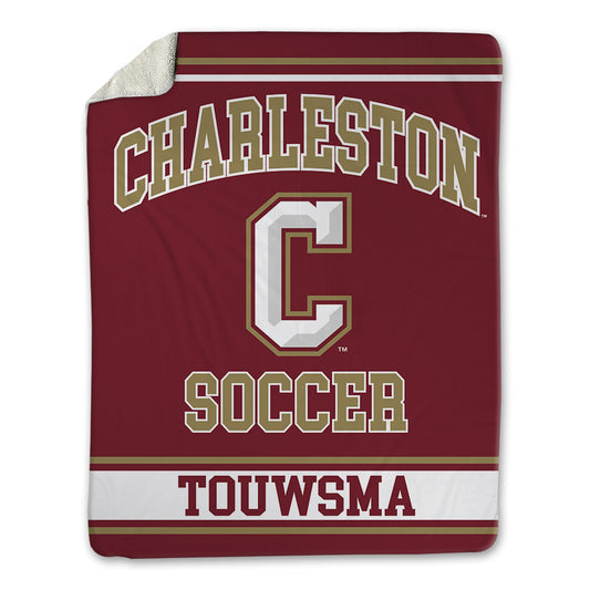 Charleston - NCAA Women's Soccer : Lucia Touwsma - Blanket-0