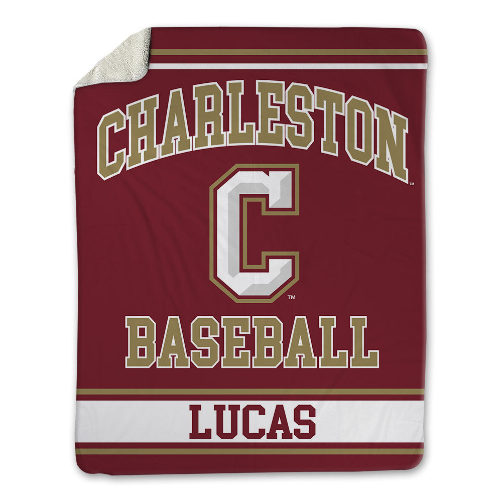 Charleston - NCAA Baseball : Asher Lucas - Blanket-0