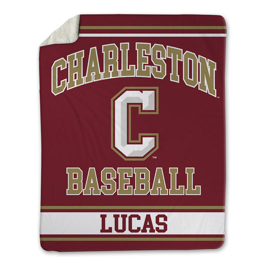 Charleston - NCAA Baseball : Asher Lucas - Blanket-0