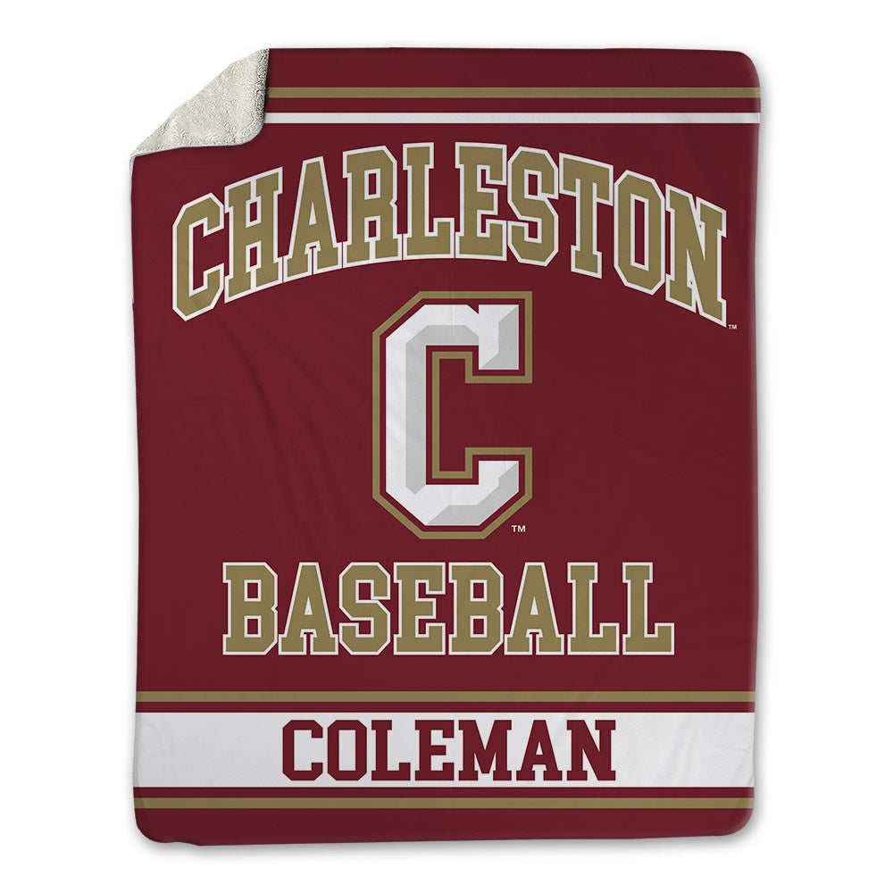 Charleston - NCAA Baseball : Walker Coleman - Blanket-0