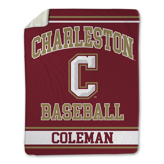 Charleston - NCAA Baseball : Walker Coleman - Blanket-0