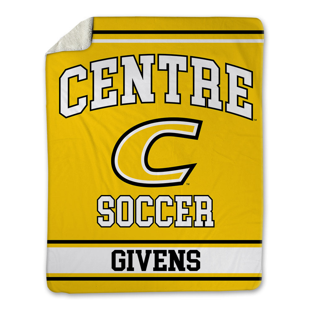 Centre College - NCAA Women's Soccer : Riley Givens - Blanket-0