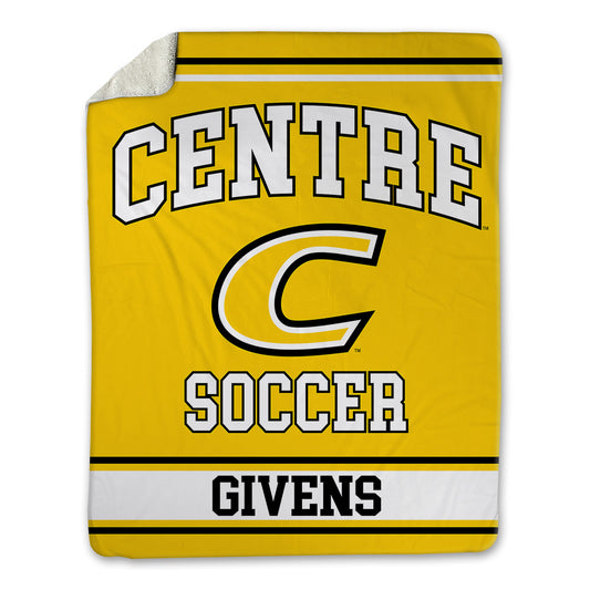 Centre College - NCAA Women's Soccer : Riley Givens - Blanket-0