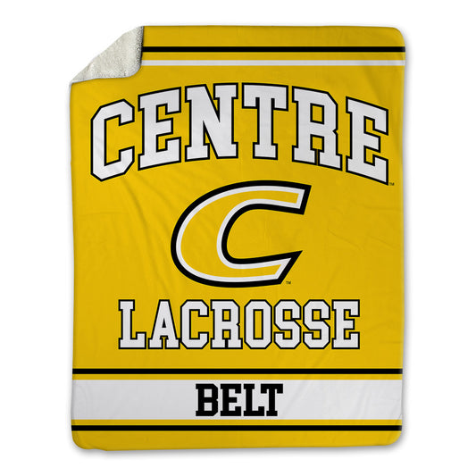 Centre College - NCAA Men's Lacrosse : Owen Belt - Blanket-0