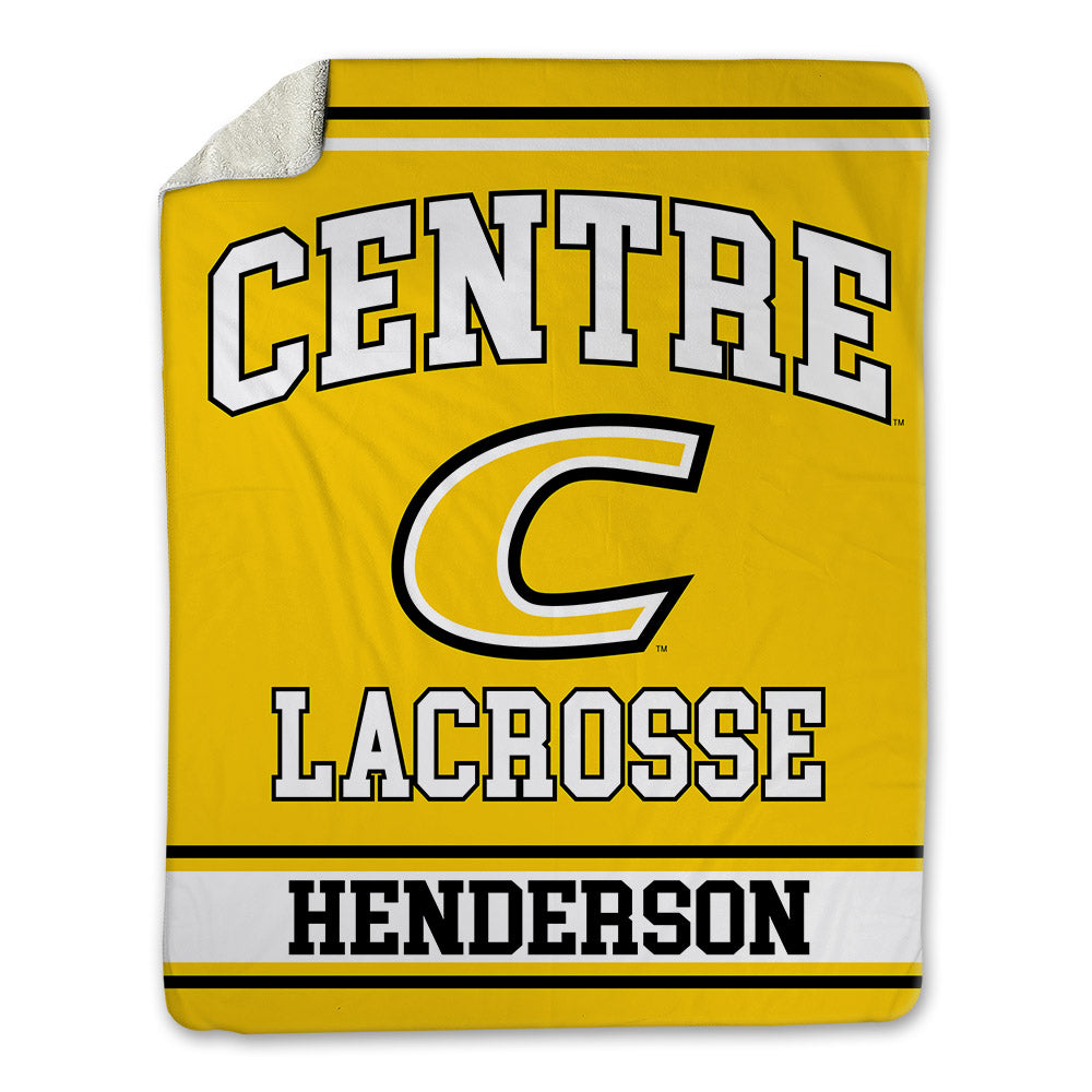 Centre College - NCAA Men's Lacrosse : Jackson Henderson - Blanket-0