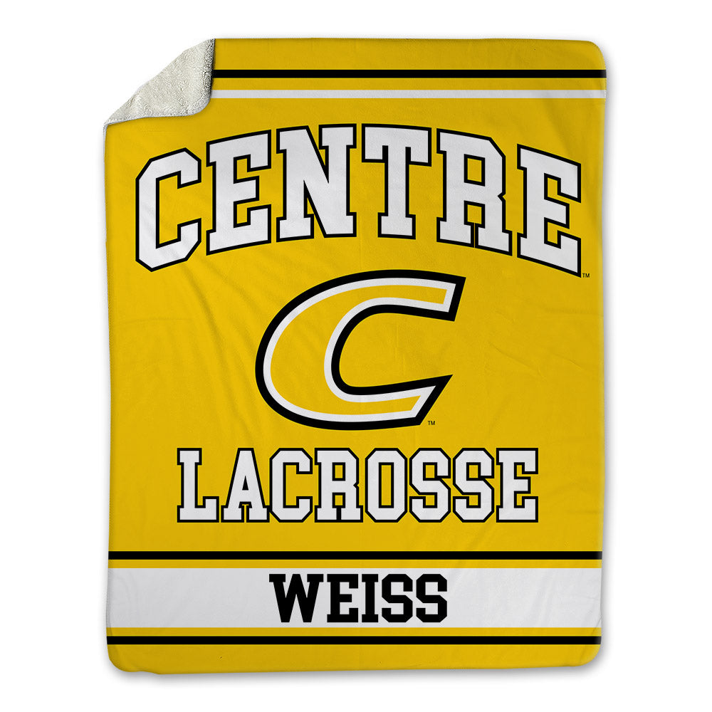 Centre College - NCAA Men's Lacrosse : Griffin Weiss - Blanket-0