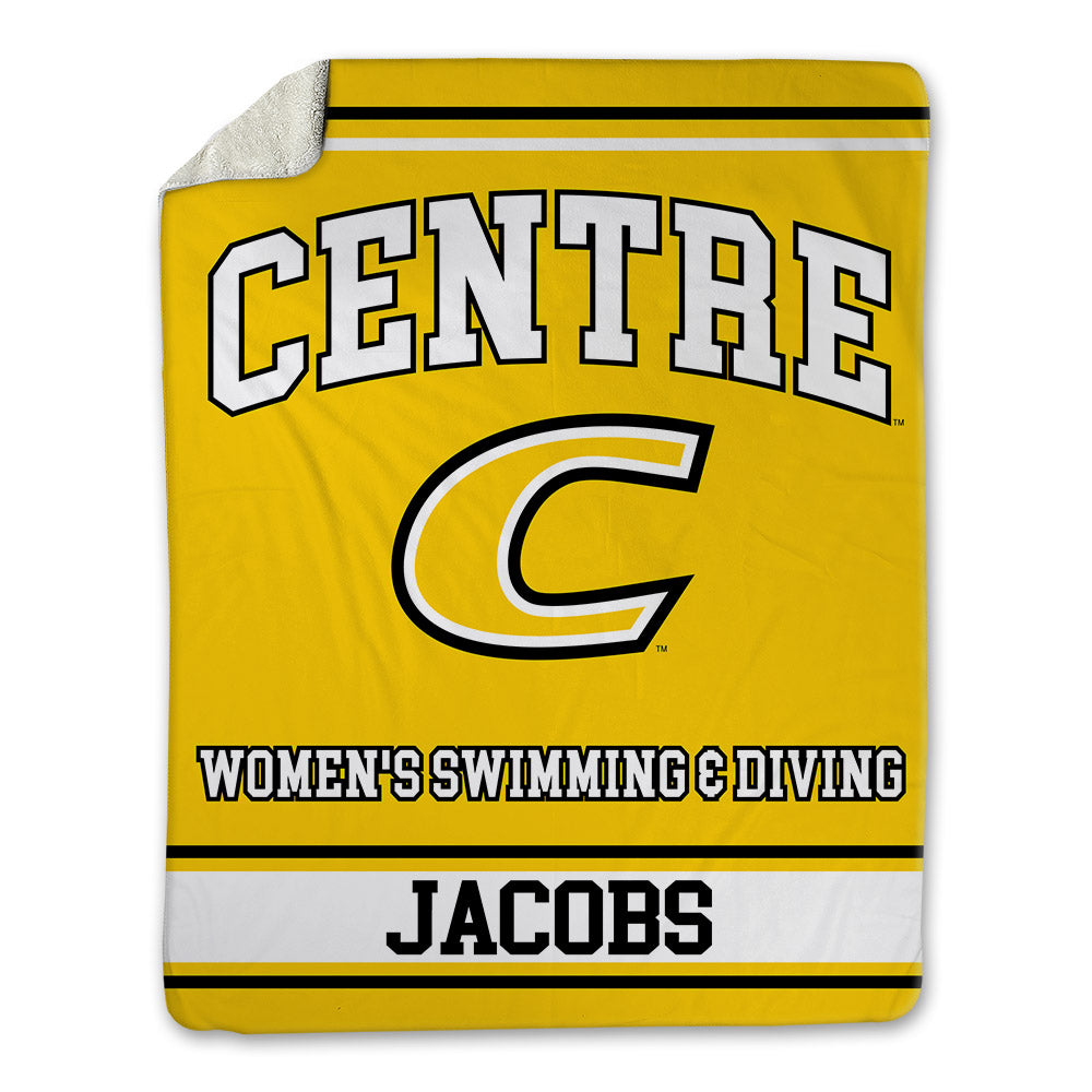 Centre College - NCAA Women's Swimming & Diving : Abigail Jacobs - Blanket-0