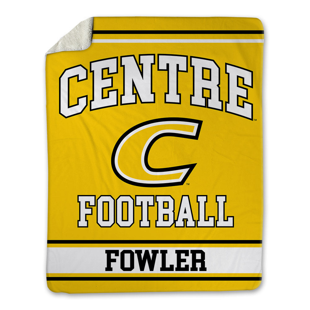 Centre College - NCAA Football : Wyatt Fowler - Blanket-0
