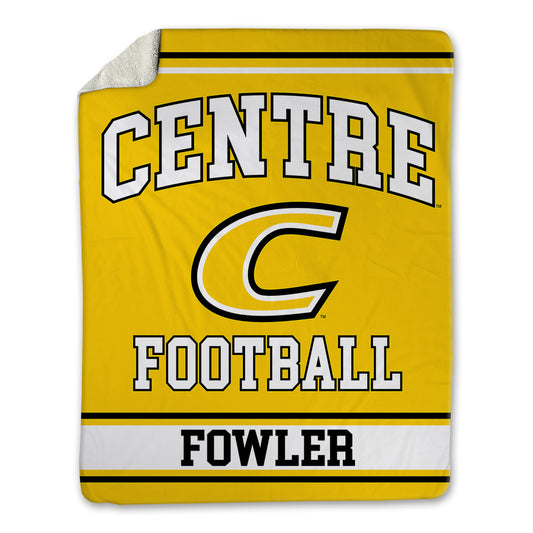 Centre College - NCAA Football : Wyatt Fowler - Blanket-0