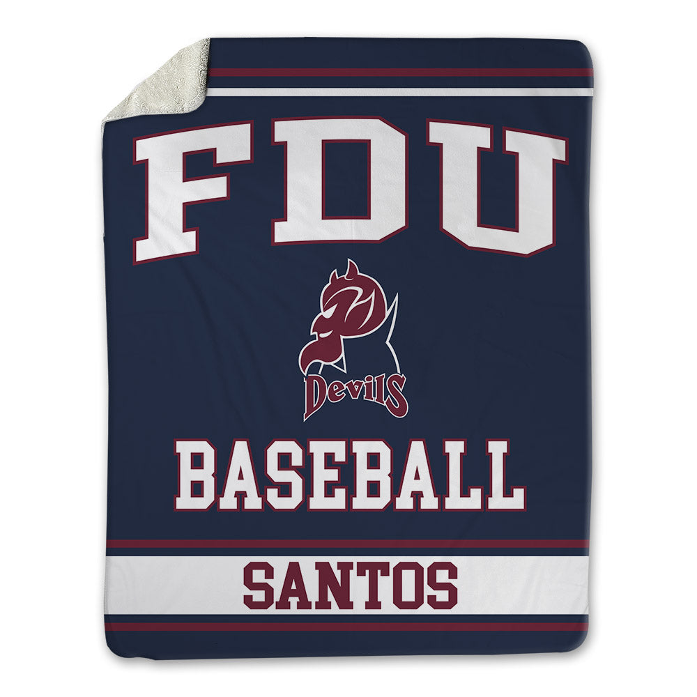 FDU - NCAA Baseball : Aaron Santos - Blanket-0