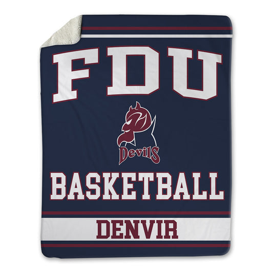 FDU - NCAA Men's Basketball : Frankie Denvir - Blanket-0