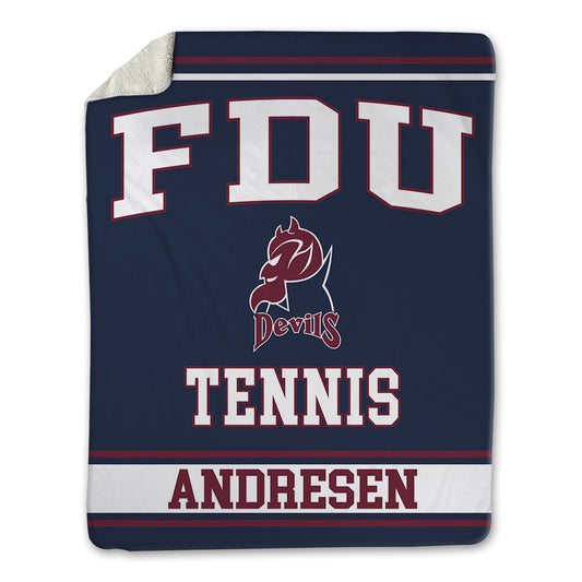 FDU - NCAA Men's Tennis : Jaden Andresen - Blanket-0