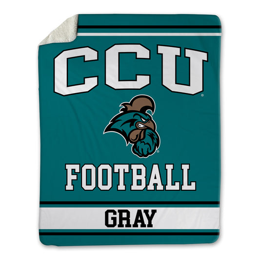 Coastal Carolina - NCAA Football : Walt Gray - Blanket-0
