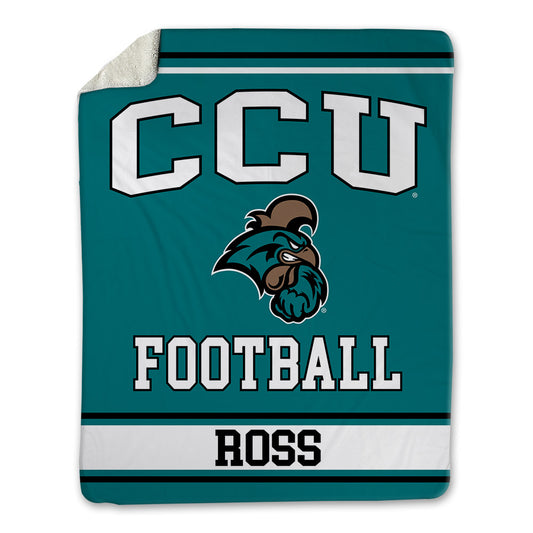 Coastal Carolina - NCAA Football : Sam Ross - Blanket-0