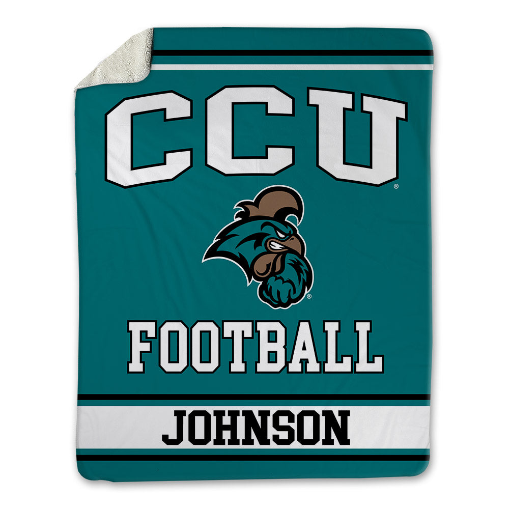 Coastal Carolina - NCAA Football : Thomas Johnson - Blanket-0