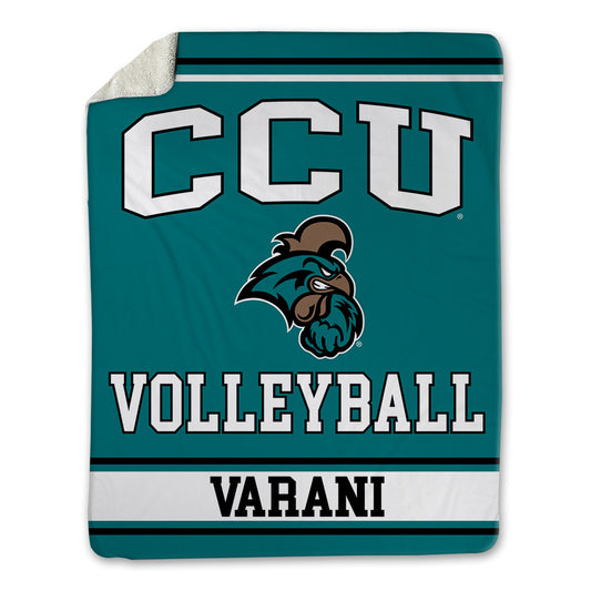 Coastal Carolina - NCAA Women's Volleyball : Valentina Varani - Blanket-0