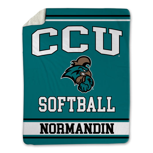 Coastal Carolina - NCAA Softball : Brielle Normandin - Blanket-0