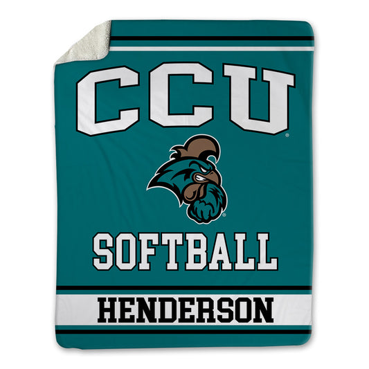 Coastal Carolina - NCAA Softball : Abby Henderson - Blanket-0