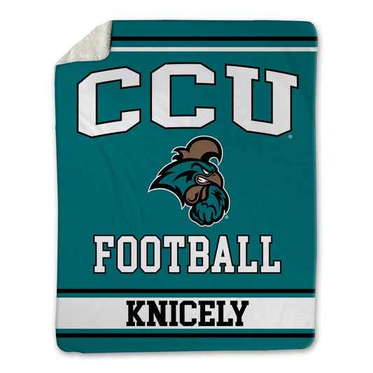 Coastal Carolina - NCAA Football : Dom Knicely - Blanket-0