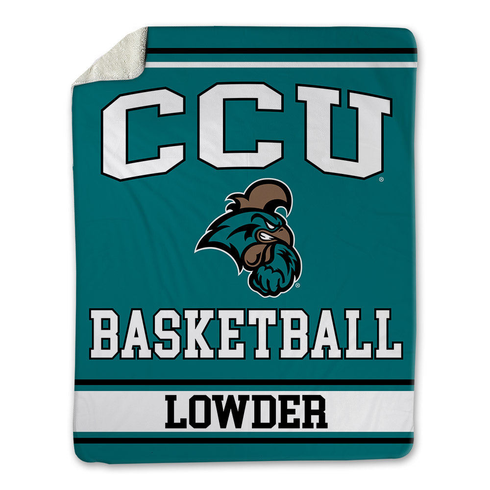 Coastal Carolina - NCAA Women's Basketball : Baylee Lowder - Blanket-0
