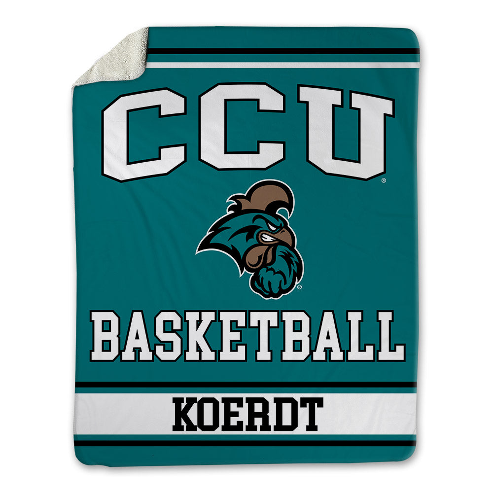 Coastal Carolina - NCAA Women's Basketball : Jaidyn Koerdt - Blanket-0