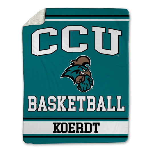 Coastal Carolina - NCAA Women's Basketball : Jaidyn Koerdt - Blanket-0