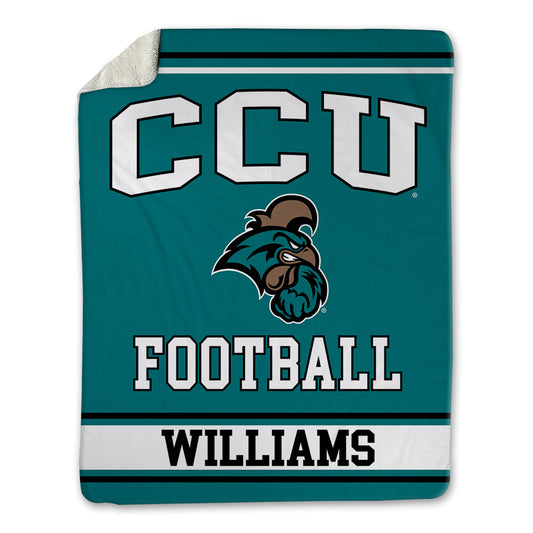 Coastal Carolina - NCAA Football : LaDamion Williams - Blanket-0