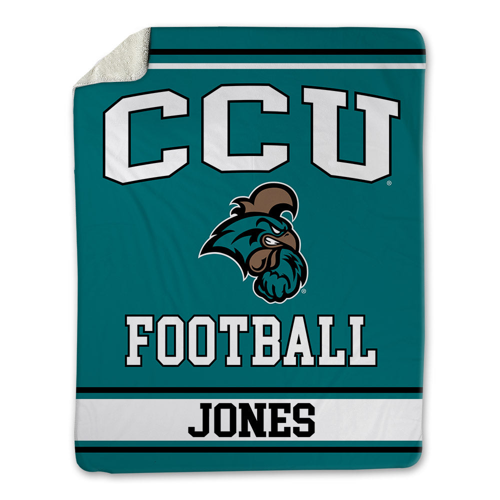 Coastal Carolina - NCAA Football : Daniel Jones - Blanket-0