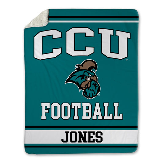 Coastal Carolina - NCAA Football : Daniel Jones - Blanket-0