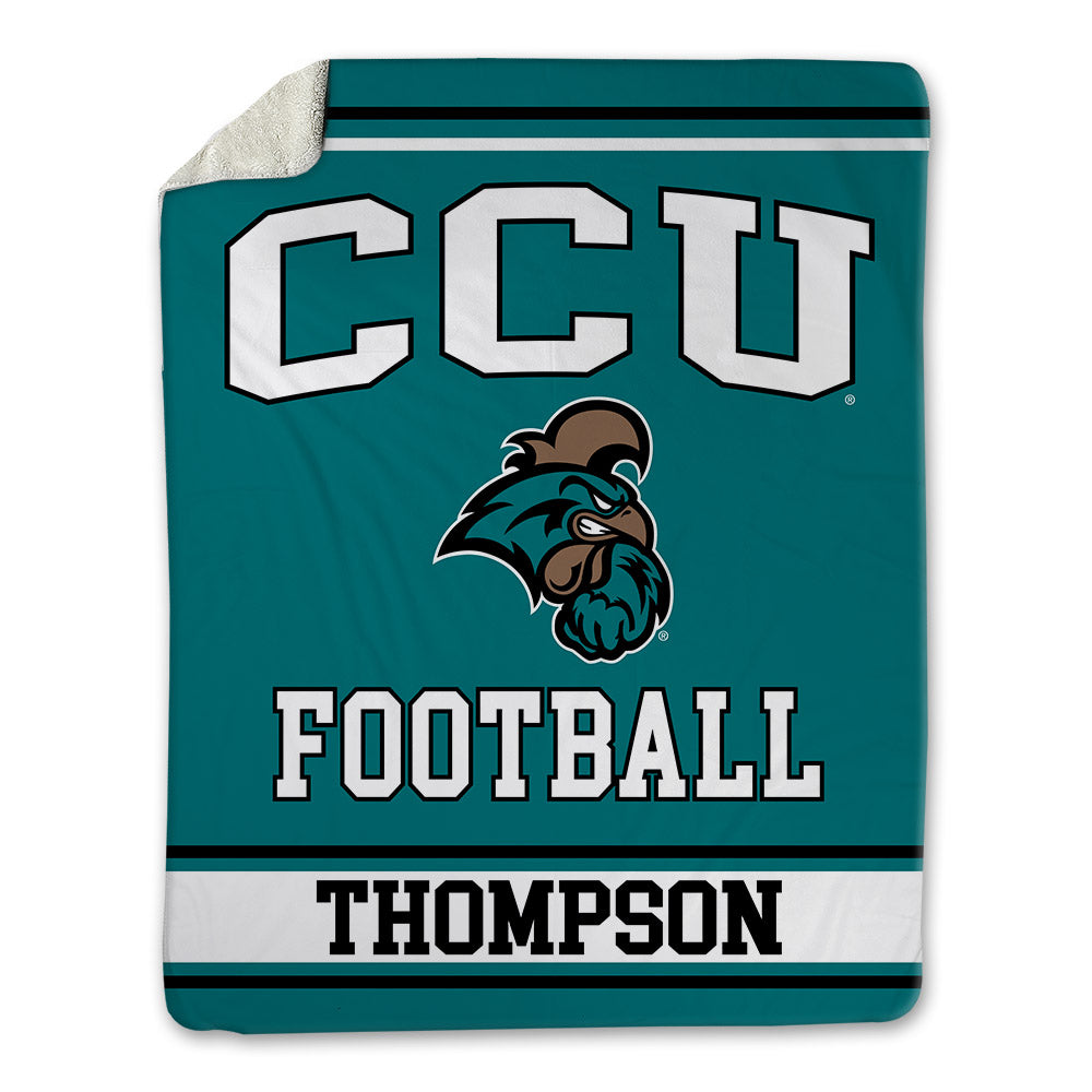 Coastal Carolina - NCAA Football : Nate Thompson - Blanket-0