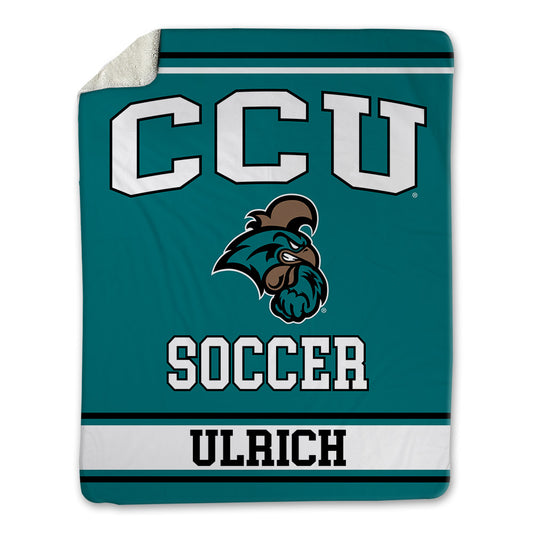 Coastal Carolina - NCAA Men's Soccer : Lincoln Ulrich - Blanket-0