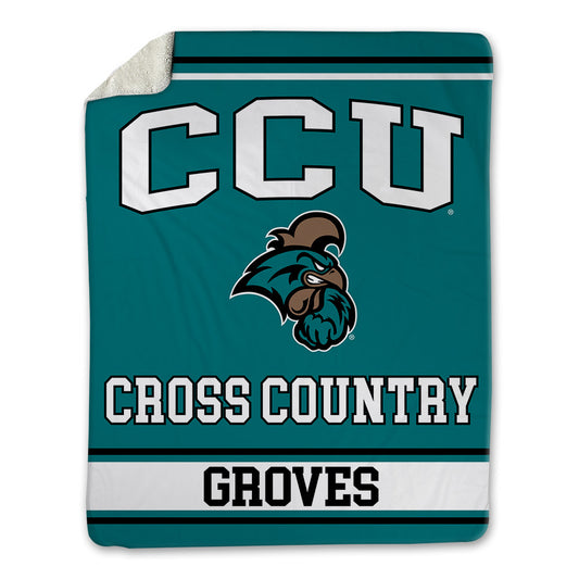 Coastal Carolina - NCAA Men's Cross Country : Adam Groves - Blanket-0