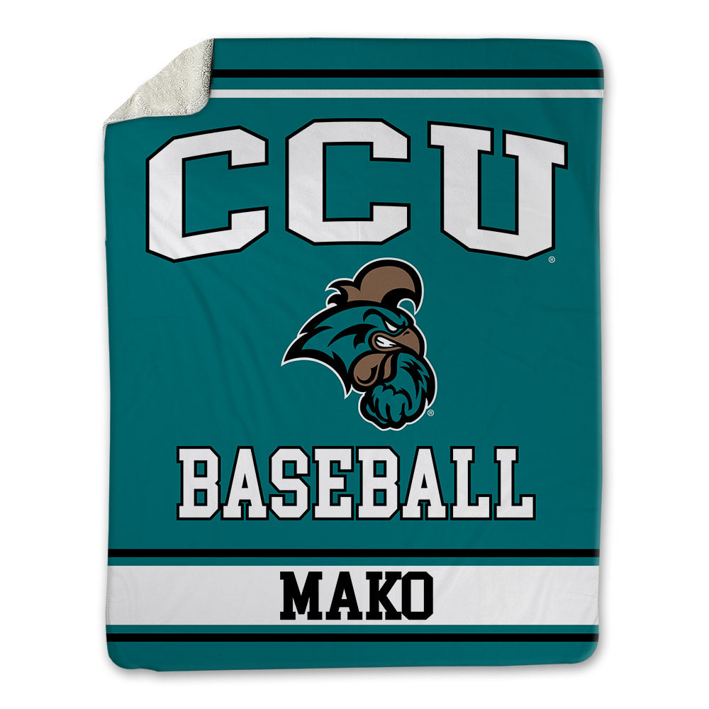 Coastal Carolina - NCAA Baseball : Chance Mako - Blanket-0