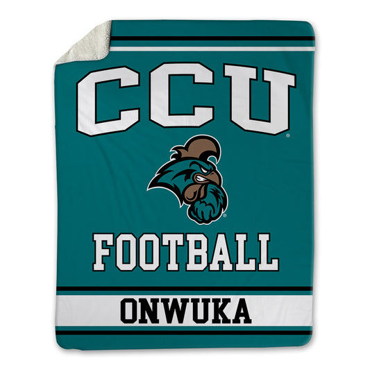 Coastal Carolina - NCAA Football : Obinna Onwuka - Blanket-0