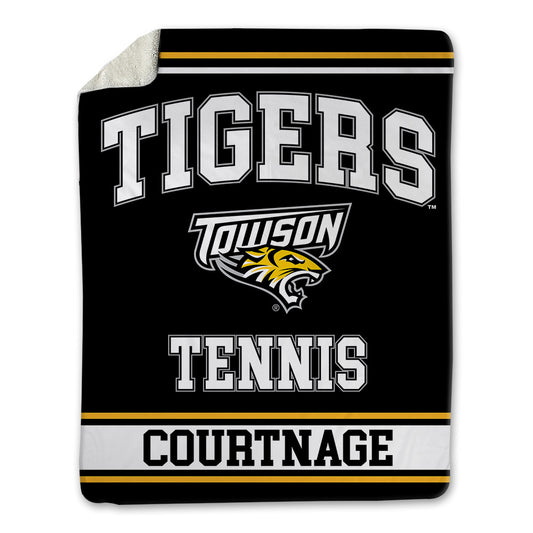 Towson - NCAA Women's Tennis : Chloe Courtnage - Blanket-0