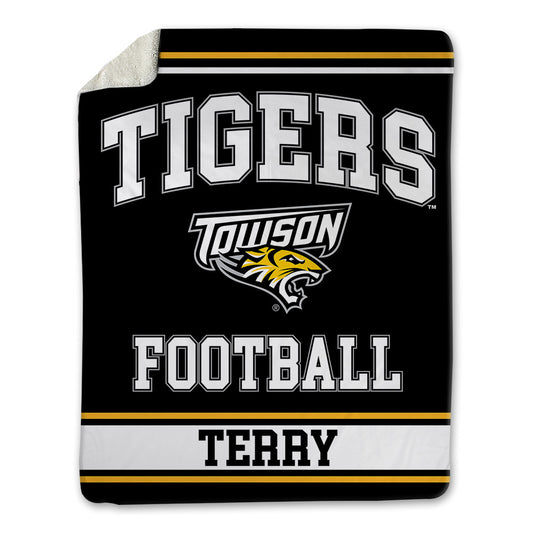 Towson - NCAA Football : Xavier Terry - Blanket-0
