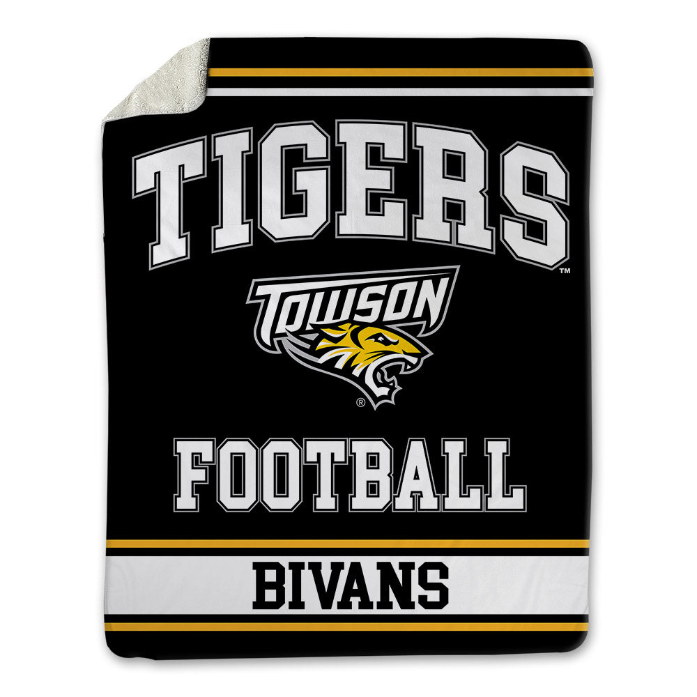 Towson - NCAA Football : Alijah Bivans - Blanket-0