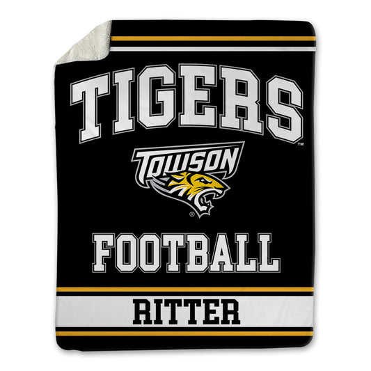 Towson - NCAA Football : Justin Ritter - Blanket-0