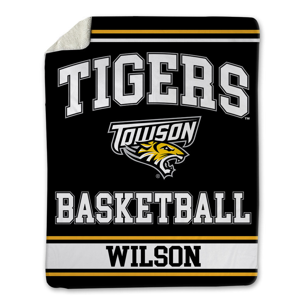 Towson - NCAA Women's Basketball : Mariah Wilson - Blanket-0