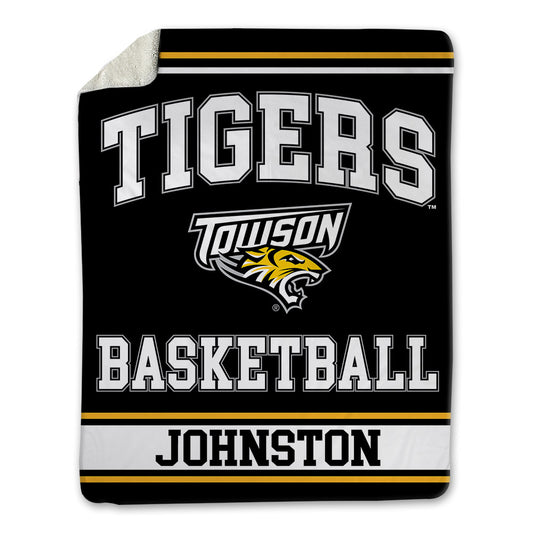 Towson - NCAA Women's Basketball : India Johnston - Blanket-0