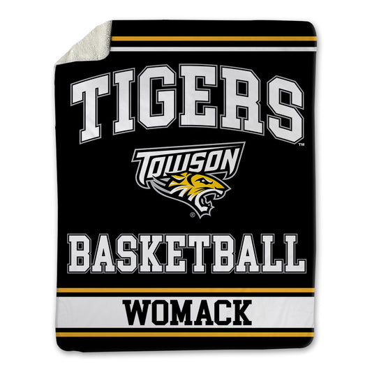 Towson - NCAA Men's Basketball : Jaquan Womack - Blanket-0