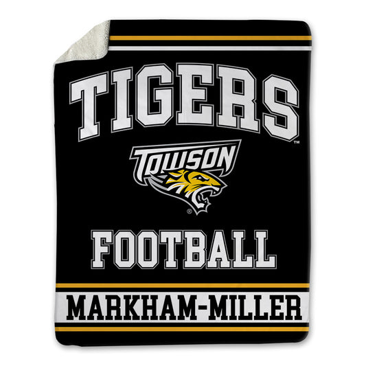 Towson - NCAA Football : Ian Markham-Miller - Blanket-0