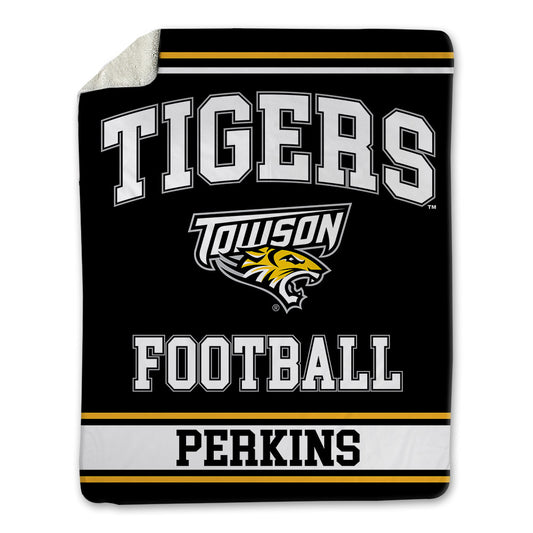 Towson - NCAA Football : Zay Perkins - Blanket-0