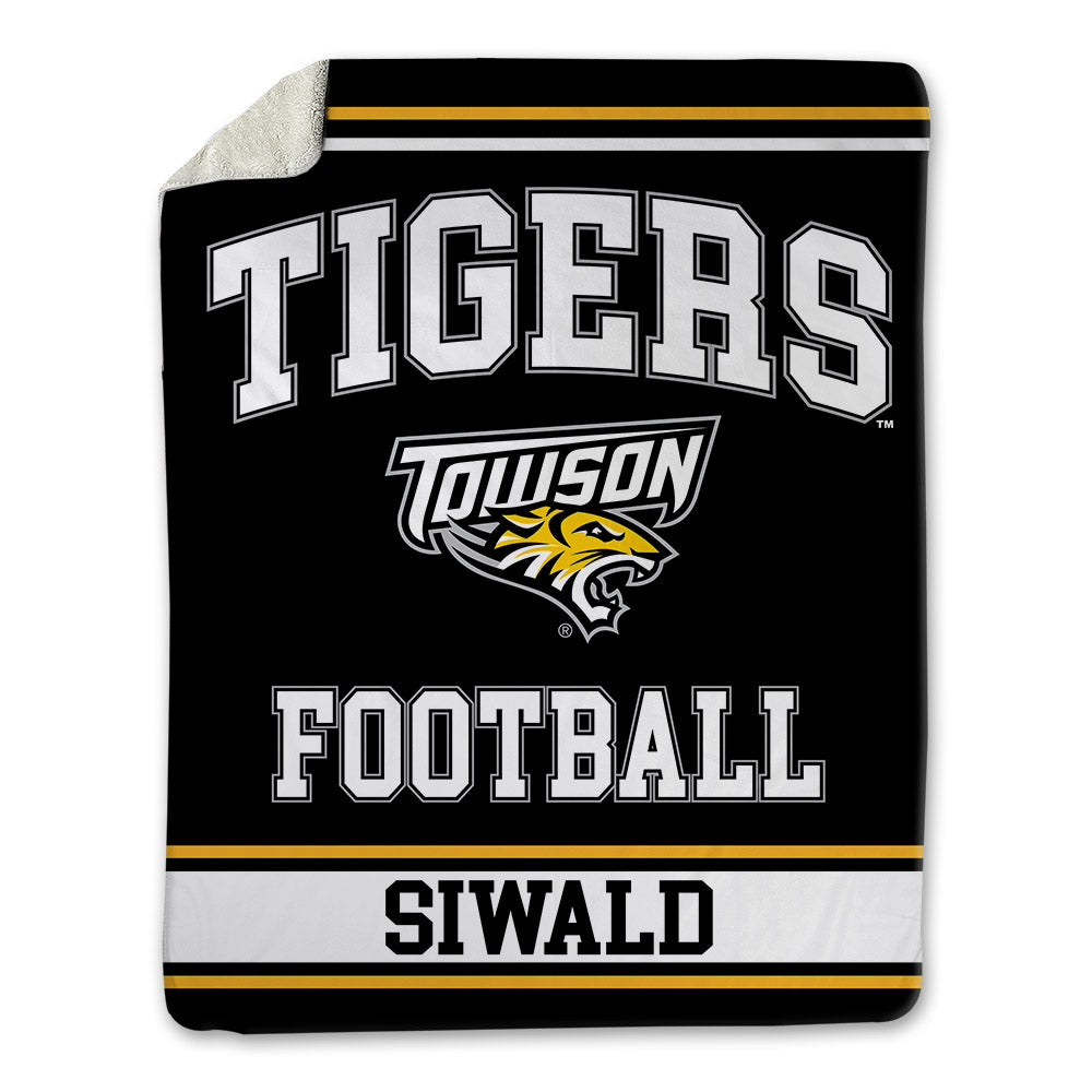 Towson - NCAA Football : Ashton Siwald - Blanket-0