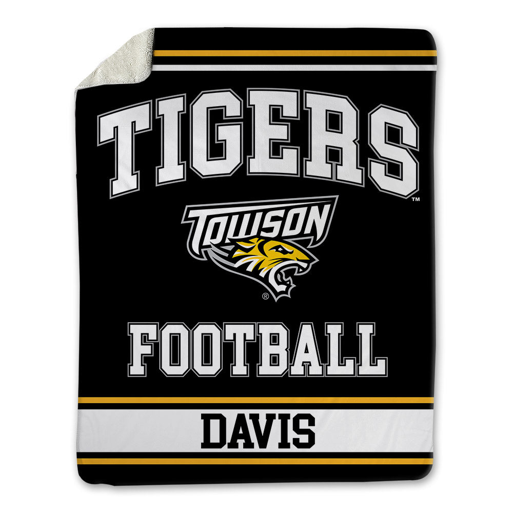 Towson - NCAA Football : Carlos Davis - Blanket-0