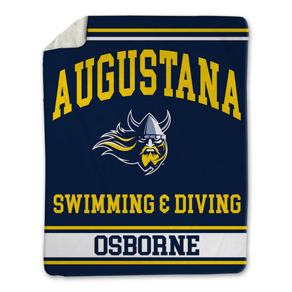 AU - NCAA Women's Swimming & Diving : Lenja Osborne - Blanket-0