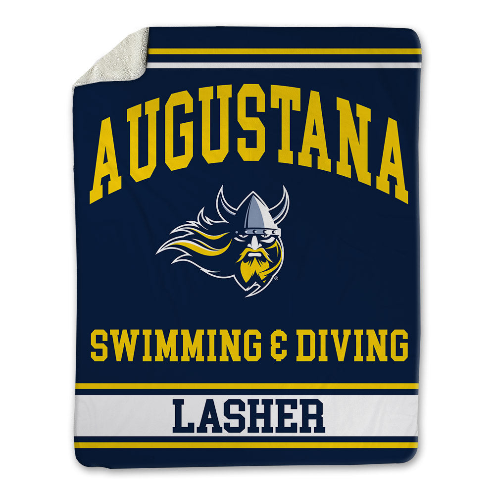 AU - NCAA Men's Swimming & Diving : Henry Lasher - Blanket-1