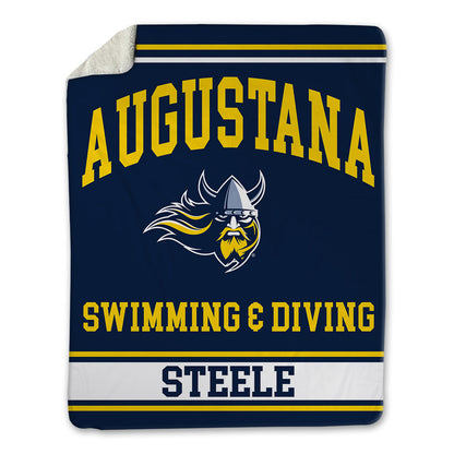 AU - NCAA Men's Swimming & Diving : Braxton Steele - Blanket-0