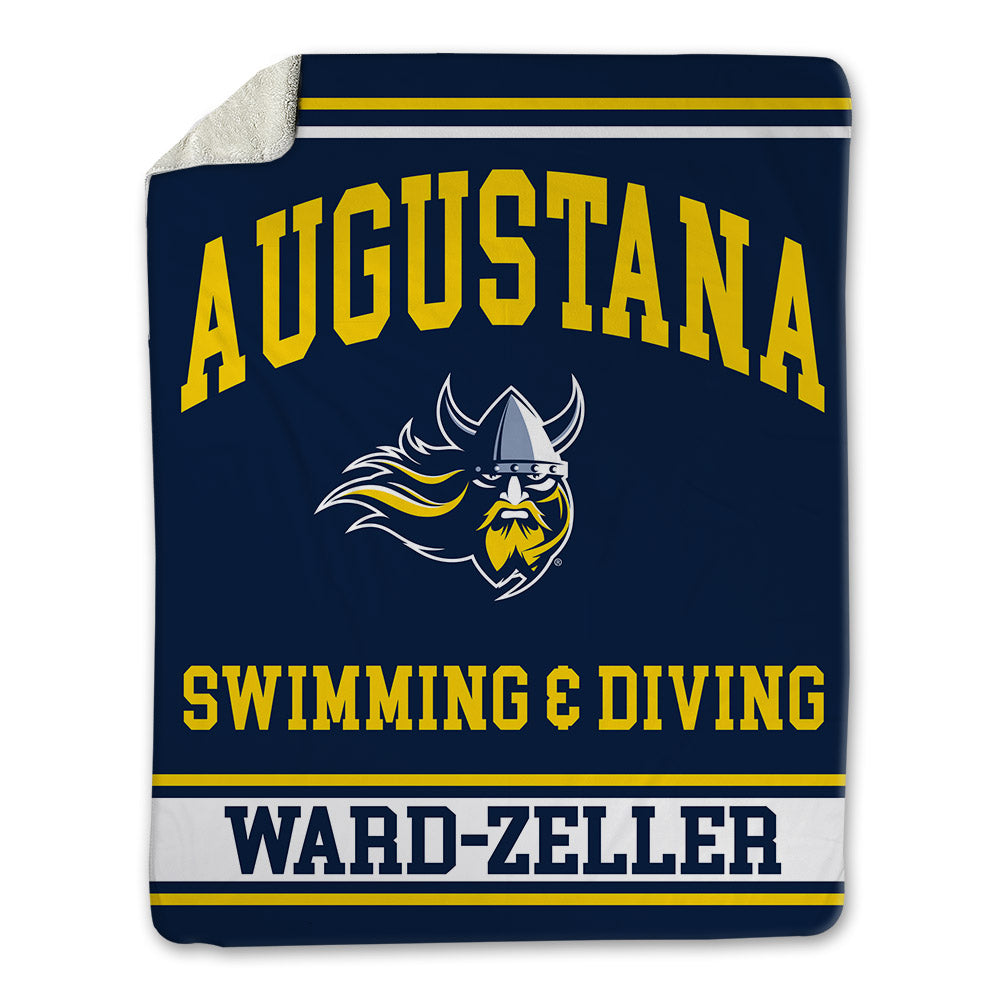 AU - NCAA Men's Swimming & Diving : Mason Ward-Zeller - Blanket-0